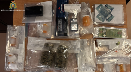 Photo of the drugs seized by police.