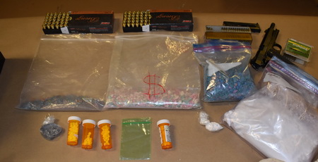 Photo of items seized